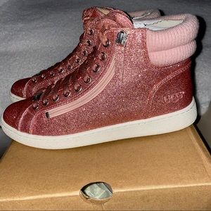 BNIB Ugg "Olive" Pink Glitter High Top Sneakers